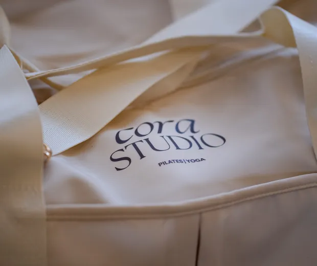 Borsa brandizzata Cora Studio Pilates e Yoga